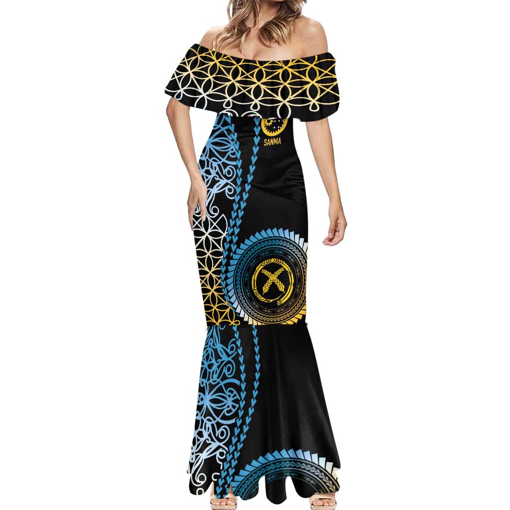 Proudly Ni-Van Sandroing Inspired Mermaid Dress Sanma Classic Style