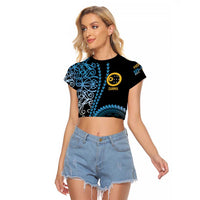 Proudly Ni-Van Sandroing Inspired Raglan Cropped T Shirt Sanma Classic Style