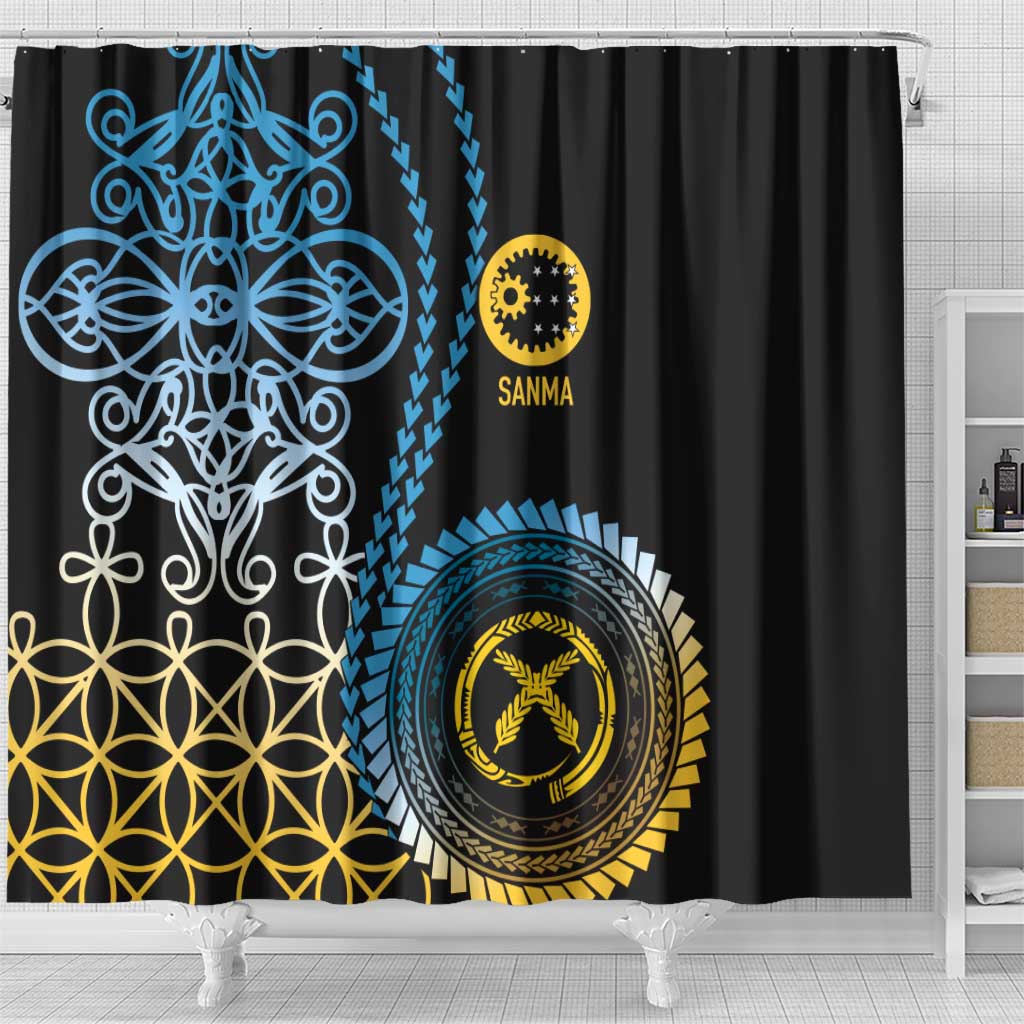 Proudly Ni-Van Sandroing Inspired Shower Curtain Sanma Classic Style