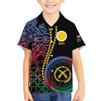 Proudly Ni-Van Sandroing Inspired Family Matching Long Sleeve Bodycon Dress and Hawaiian Shirt Shefa Classic Style