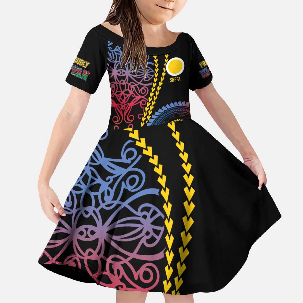 Proudly Ni-Van Sandroing Inspired Family Matching Off Shoulder Maxi Dress and Hawaiian Shirt Shefa Classic Style