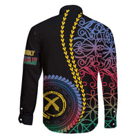 Proudly Ni-Van Sandroing Inspired Family Matching Off Shoulder Maxi Dress and Hawaiian Shirt Shefa Classic Style