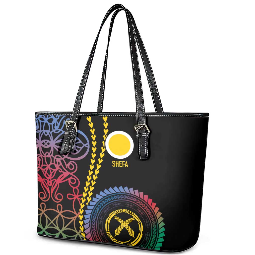 Proudly Ni-Van Sandroing Inspired Leather Tote Bag Shefa Classic Style