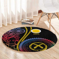 Proudly Ni-Van Sandroing Inspired Round Carpet Shefa Classic Style