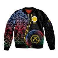 Proudly Ni-Van Sandroing Inspired Sleeve Zip Bomber Jacket Shefa Classic Style