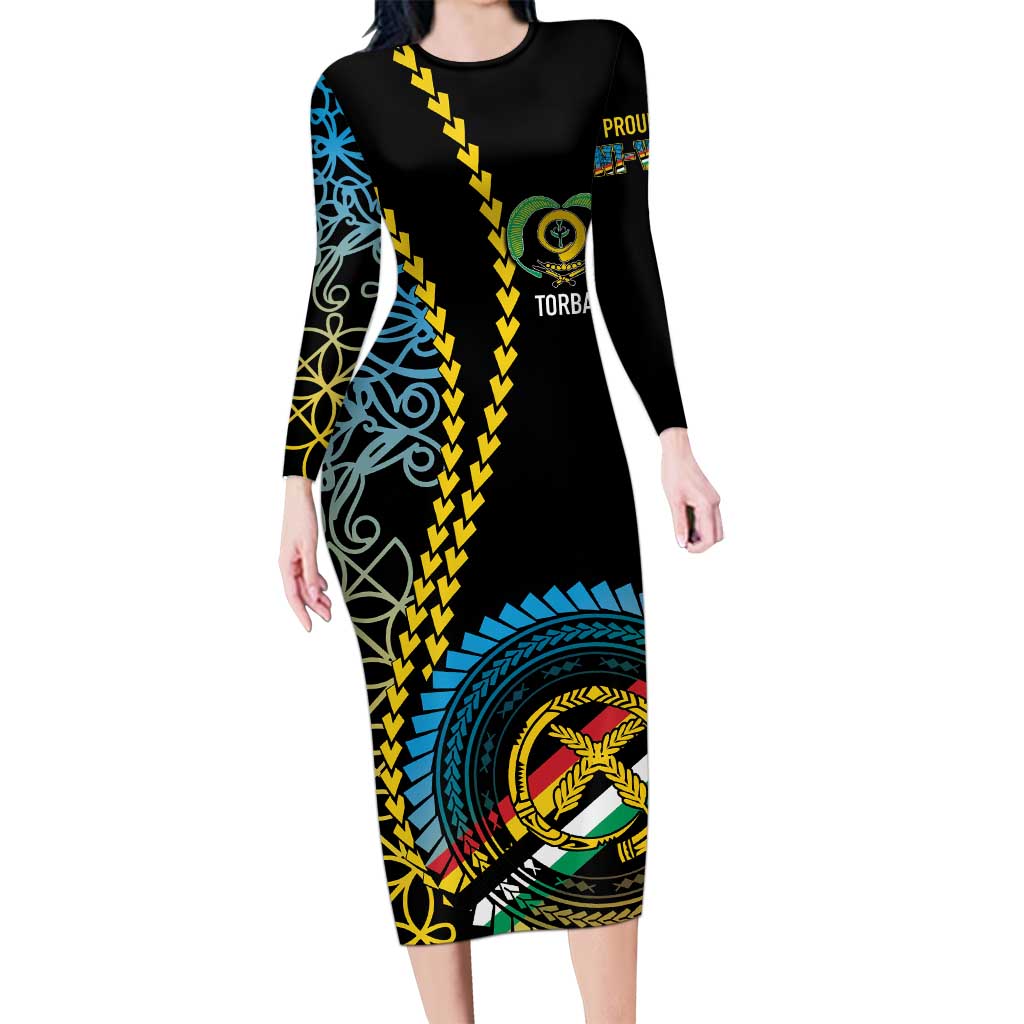 Proudly Ni-Van Sandroing Inspired Family Matching Long Sleeve Bodycon Dress and Hawaiian Shirt Torba Classic Style