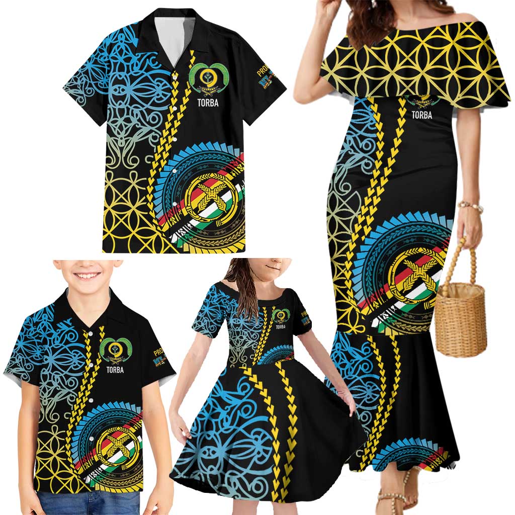 Proudly Ni-Van Sandroing Inspired Family Matching Mermaid Dress and Hawaiian Shirt Torba Classic Style