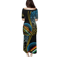 Proudly Ni-Van Sandroing Inspired Family Matching Puletasi and Hawaiian Shirt Torba Classic Style