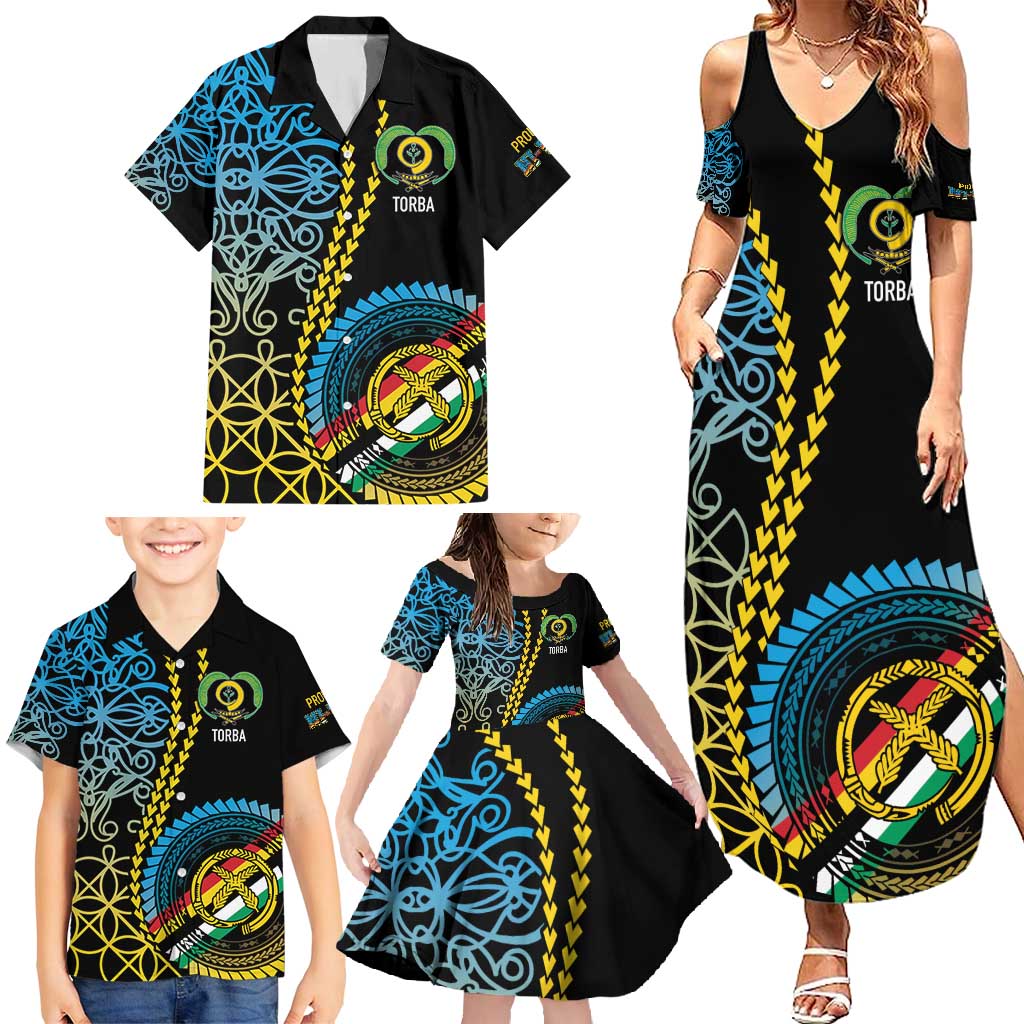 Proudly Ni-Van Sandroing Inspired Family Matching Summer Maxi Dress and Hawaiian Shirt Torba Classic Style