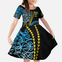 Proudly Ni-Van Sandroing Inspired Kid Short Sleeve Dress Torba Classic Style