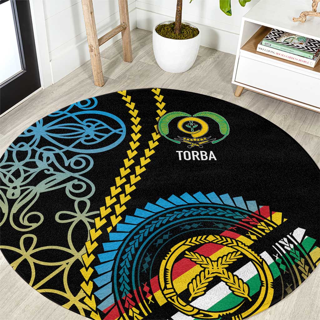 Proudly Ni-Van Sandroing Inspired Round Carpet Torba Classic Style