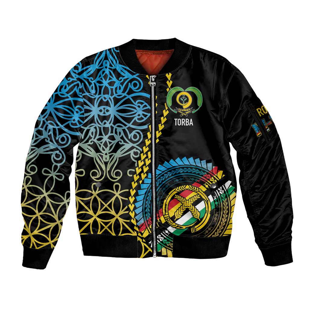 Proudly Ni-Van Sandroing Inspired Sleeve Zip Bomber Jacket Torba Classic Style