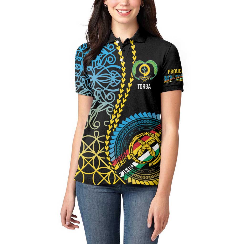 Proudly Ni-Van Sandroing Inspired Women Polo Shirt Torba Classic Style