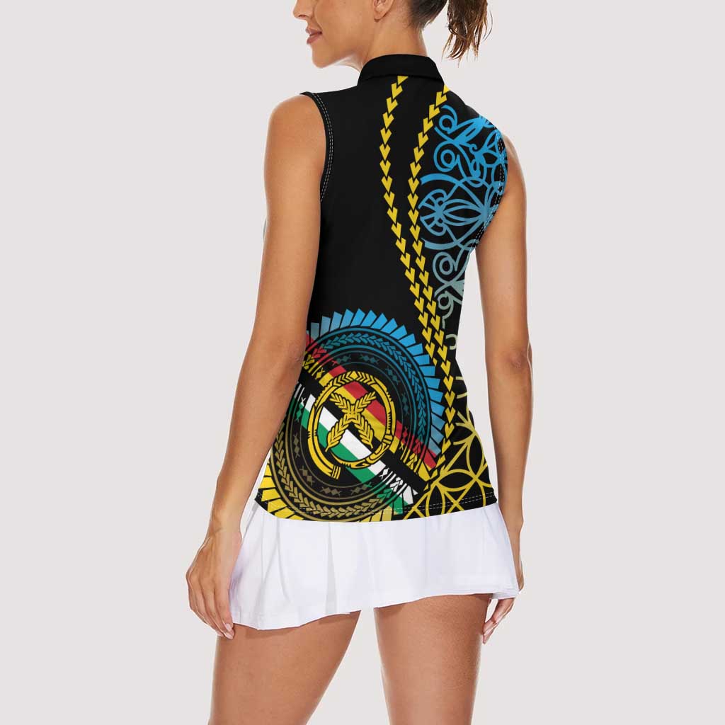 Proudly Ni-Van Sandroing Inspired Women Sleeveless Polo Shirt Torba Classic Style