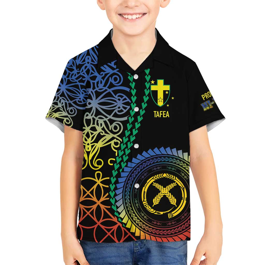 Proudly Ni-Van Sandroing Inspired Family Matching Long Sleeve Bodycon Dress and Hawaiian Shirt Tafea Classic Style