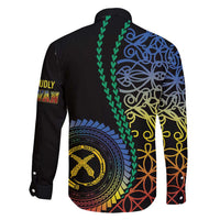 Proudly Ni-Van Sandroing Inspired Family Matching Puletasi and Hawaiian Shirt Tafea Classic Style