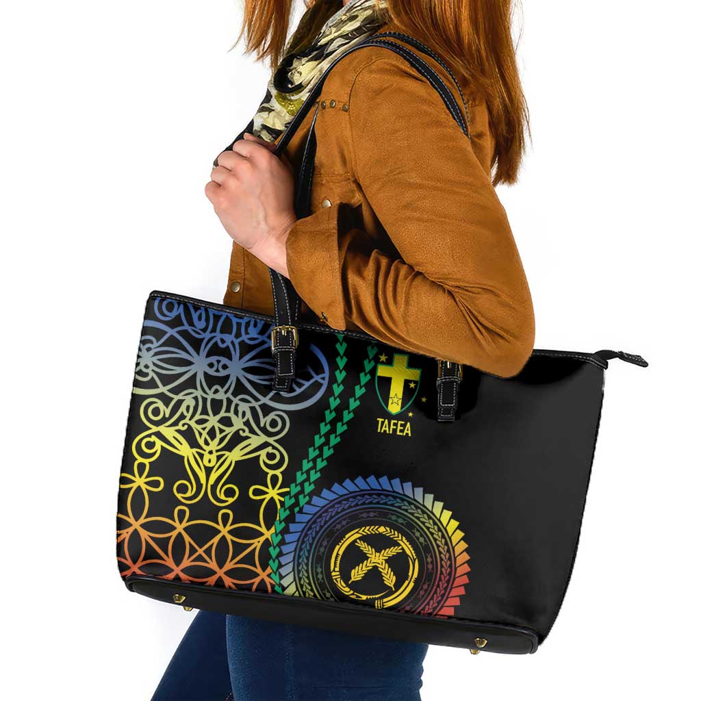 Proudly Ni-Van Sandroing Inspired Leather Tote Bag Tafea Classic Style