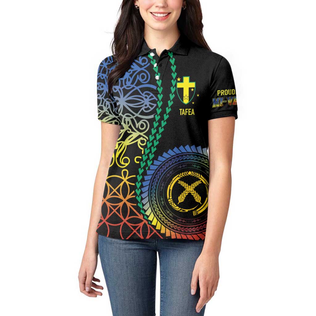Proudly Ni-Van Sandroing Inspired Women Polo Shirt Tafea Classic Style
