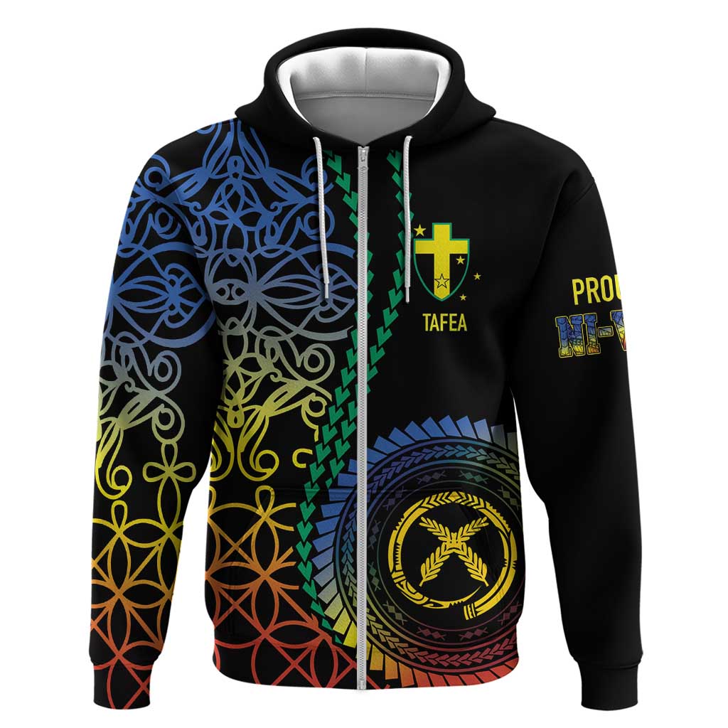 Proudly Ni-Van Sandroing Inspired Zip Hoodie Tafea Classic Style