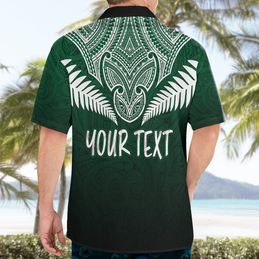 Personalised New Zealand Hawaiian Shirt Hei Matau Mix Silver Fern Basic LT7 - Polynesian Pride