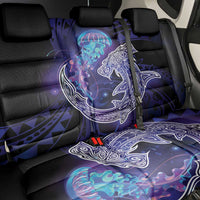 Polynesian Aumakua Back Car Seat Cover Jellyfish with Shark - Polynesian Pride