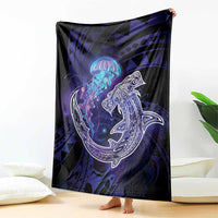 Polynesian Aumakua Blanket Jellyfish with Shark - Polynesian Pride