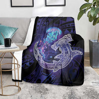 Polynesian Aumakua Blanket Jellyfish with Shark - Polynesian Pride