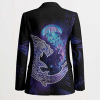Polynesian Aumakua Blazer Jellyfish with Shark - Polynesian Pride