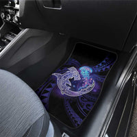 Polynesian Aumakua Car Mats Jellyfish with Shark - Polynesian Pride