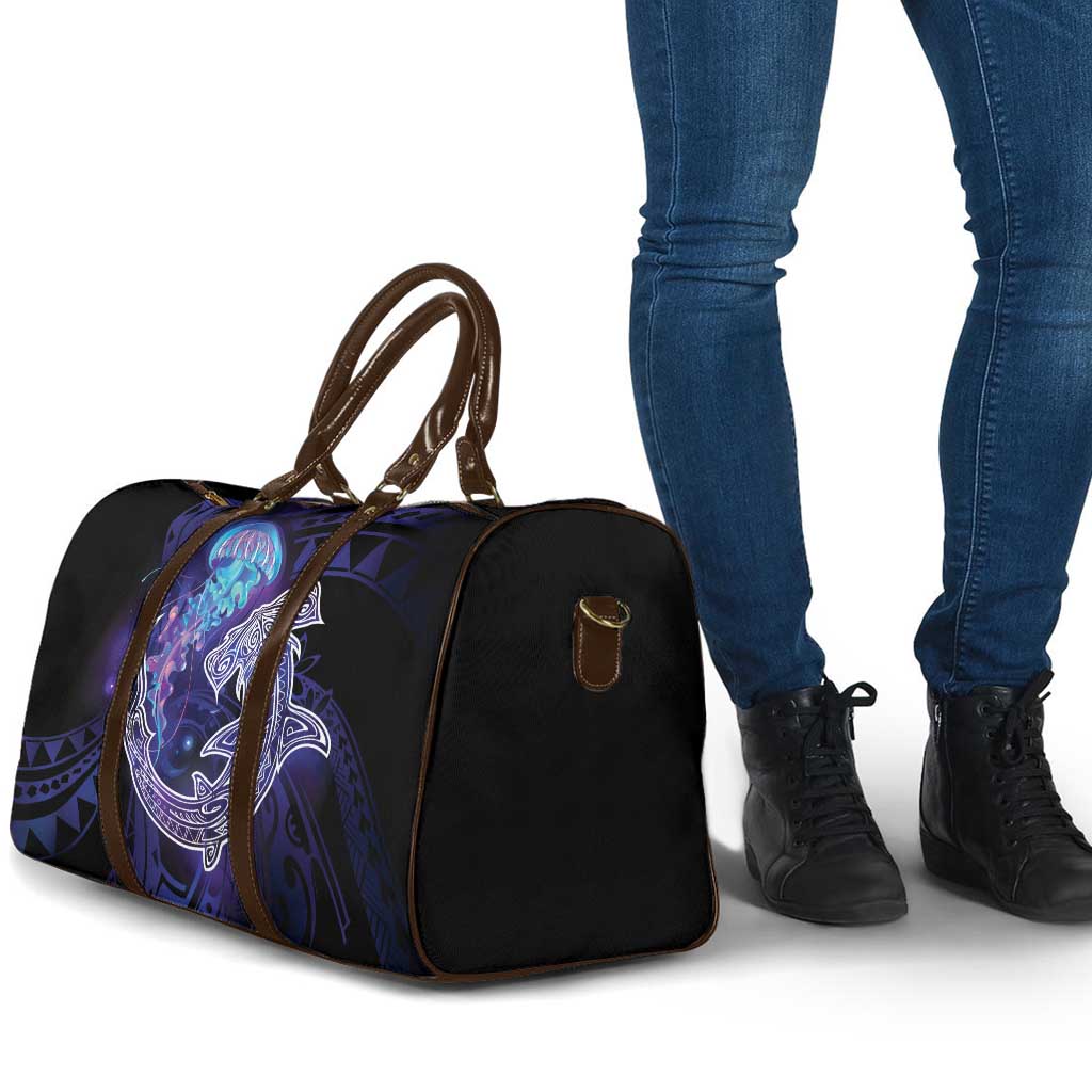Polynesian Aumakua Travel Bag Jellyfish with Shark - Polynesian Pride