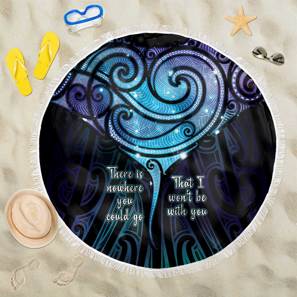 Aotearoa Maori Te Whai Rahi Beach Blanket Tala - Nowhere You Could Go That I Won't Be With You - Polynesian Pride
