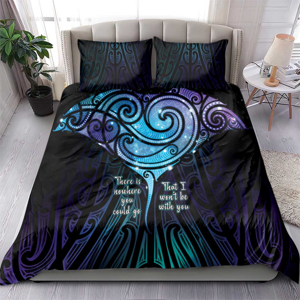 Aotearoa Maori Te Whai Rahi Bedding Set Tala - Nowhere You Could Go That I Won't Be With You - Polynesian Pride