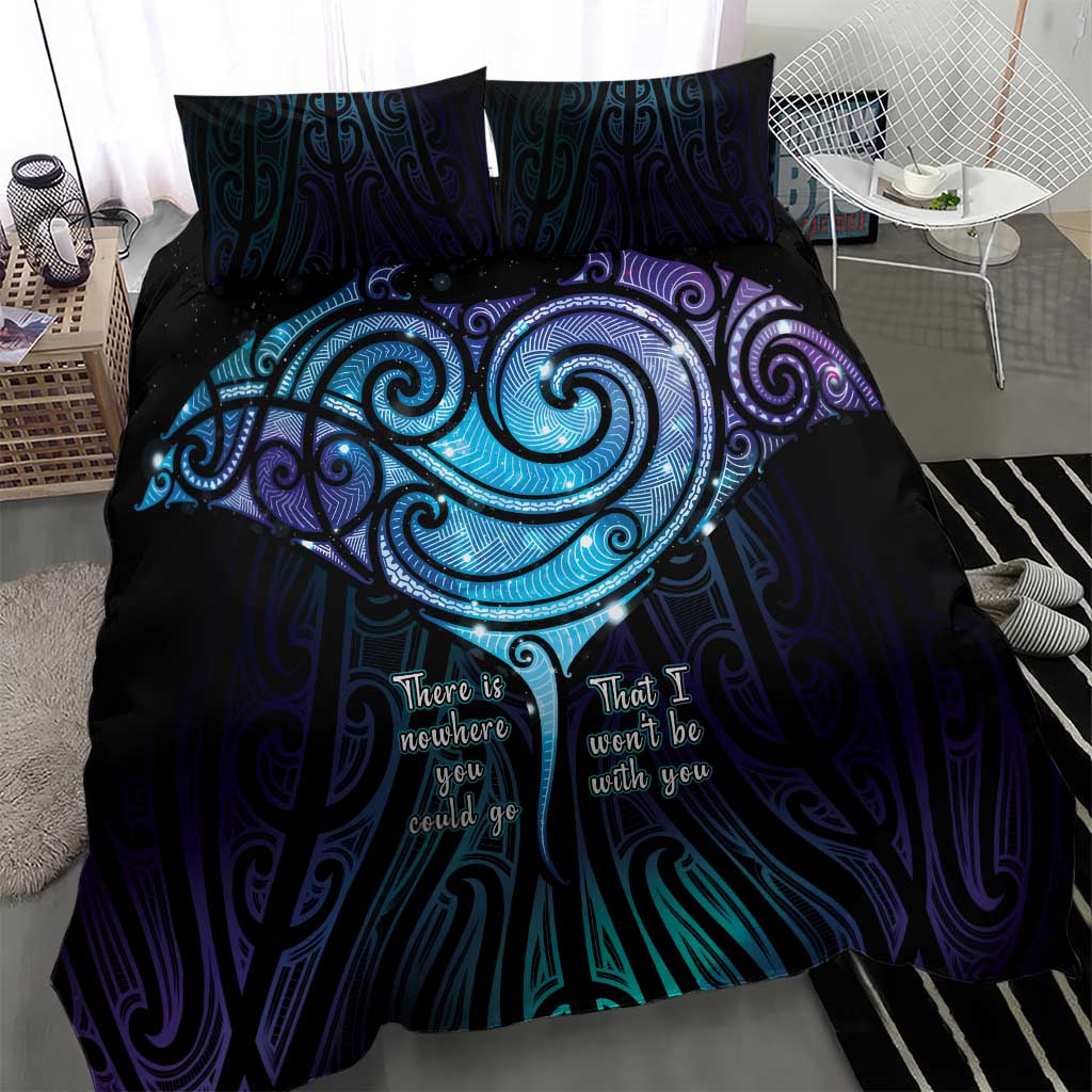 Aotearoa Maori Te Whai Rahi Bedding Set Tala - Nowhere You Could Go That I Won't Be With You - Polynesian Pride