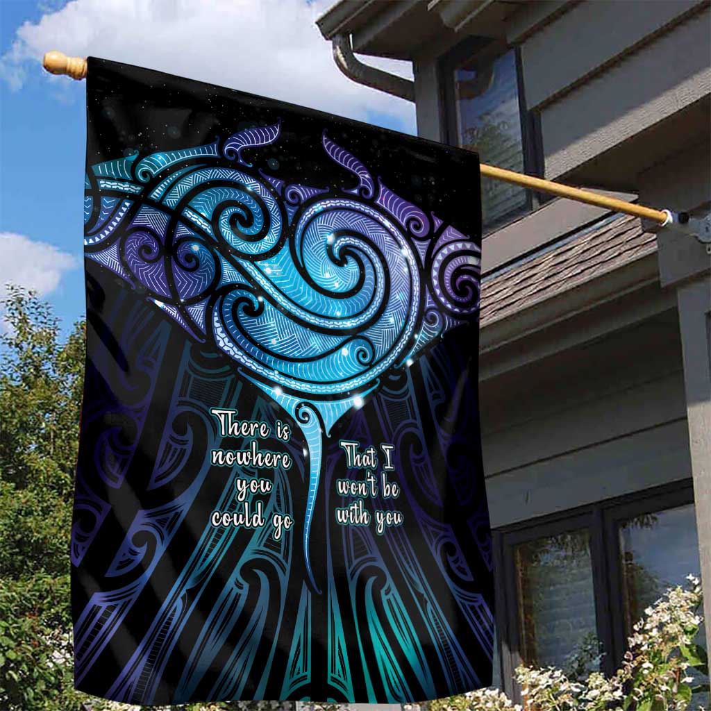 Aotearoa Maori Te Whai Rahi Garden Flag Tala - Nowhere You Could Go That I Won't Be With You - Polynesian Pride
