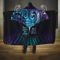 Aotearoa Maori Te Whai Rahi Hooded Blanket Tala - Nowhere You Could Go That I Won't Be With You - Polynesian Pride