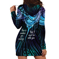 Aotearoa Maori Te Whai Rahi Hoodie Dress Tala - Nowhere You Could Go That I Won't Be With You - Polynesian Pride