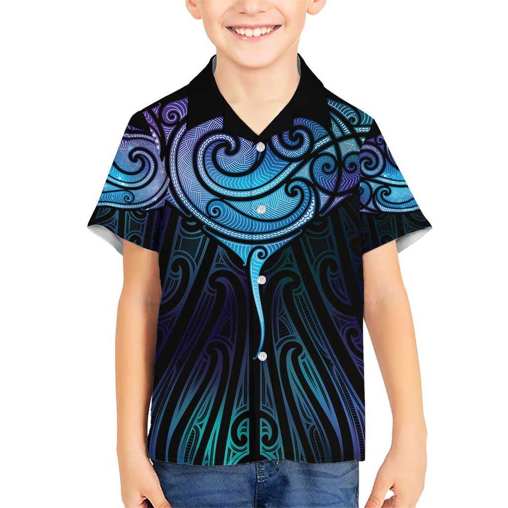 Aotearoa Maori Te Whai Rahi Kid Hawaiian Shirt Tala - Nowhere You Could Go That I Won't Be With You - Polynesian Pride