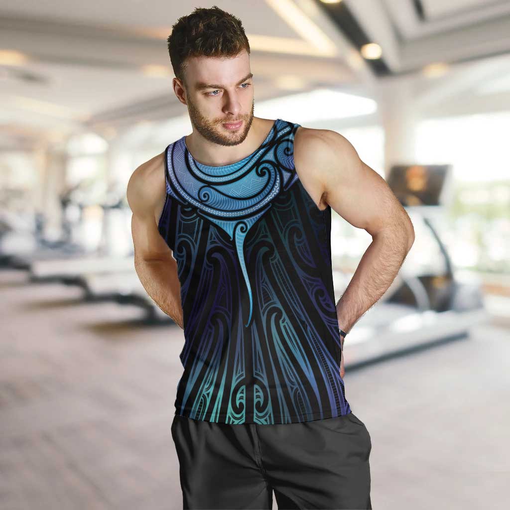 Aotearoa Maori Te Whai Rahi Men Tank Top Tala - Nowhere You Could Go That I Won't Be With You - Polynesian Pride