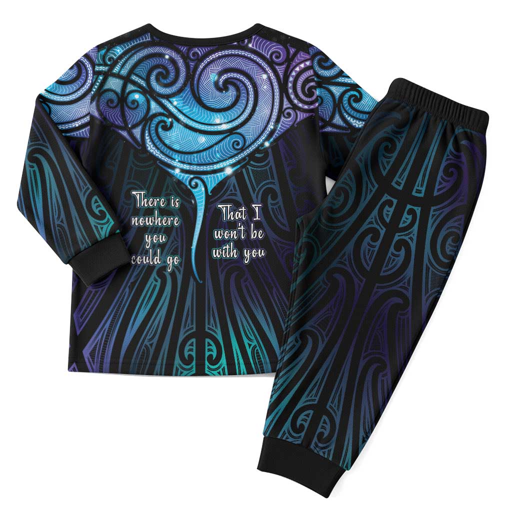 Aotearoa Maori Te Whai Rahi Christmas Pajama Set Tala - Nowhere You Could Go That I Won't Be With You - Polynesian Pride