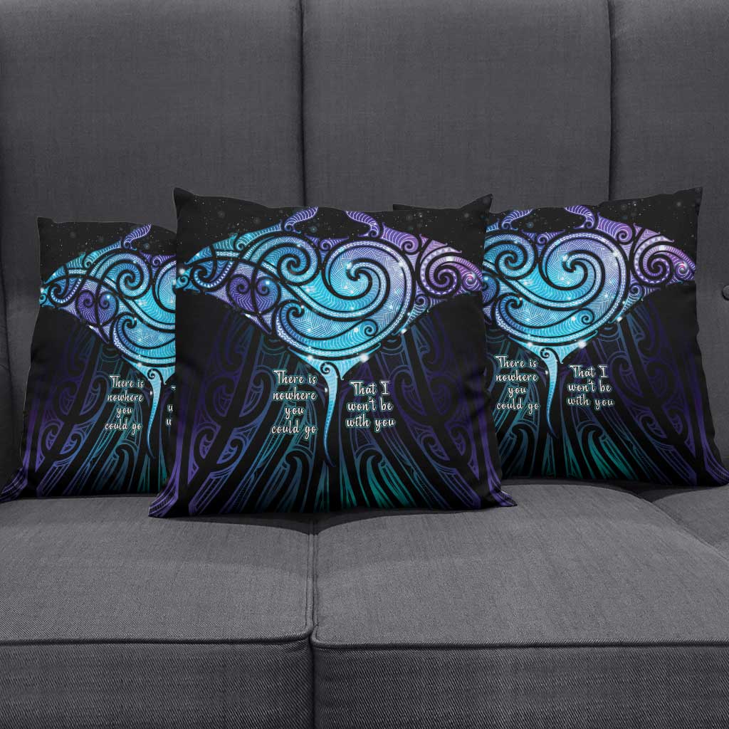 Aotearoa Maori Te Whai Rahi Pillow Cover Tala - Nowhere You Could Go That I Won't Be With You - Polynesian Pride