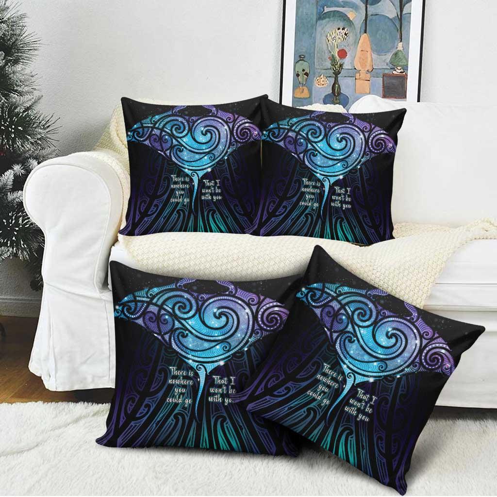 Aotearoa Maori Te Whai Rahi Pillow Cover Tala - Nowhere You Could Go That I Won't Be With You - Polynesian Pride