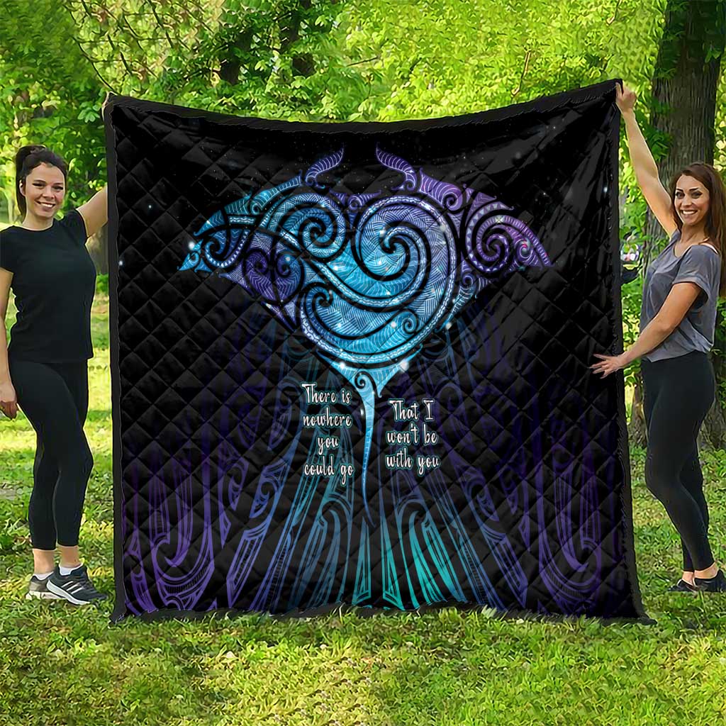Aotearoa Maori Te Whai Rahi Quilt Tala - Nowhere You Could Go That I Won't Be With You - Polynesian Pride