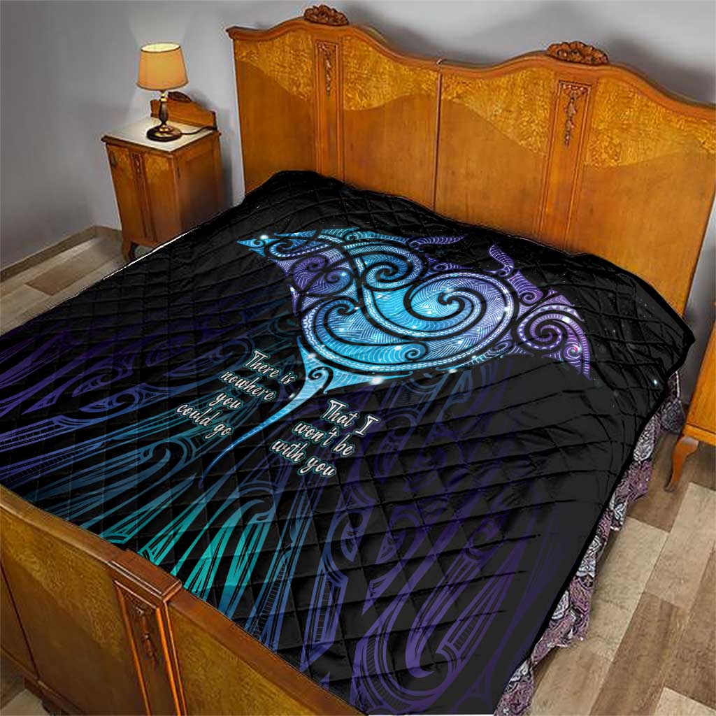 Aotearoa Maori Te Whai Rahi Quilt Tala - Nowhere You Could Go That I Won't Be With You - Polynesian Pride