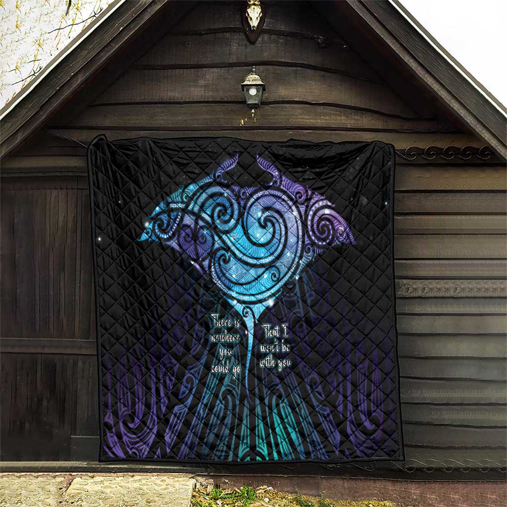 Aotearoa Maori Te Whai Rahi Quilt Tala - Nowhere You Could Go That I Won't Be With You - Polynesian Pride