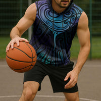 Aotearoa Maori Te Whai Rahi Sleeveless Hoodie Tala - Nowhere You Could Go That I Won't Be With You - Polynesian Pride