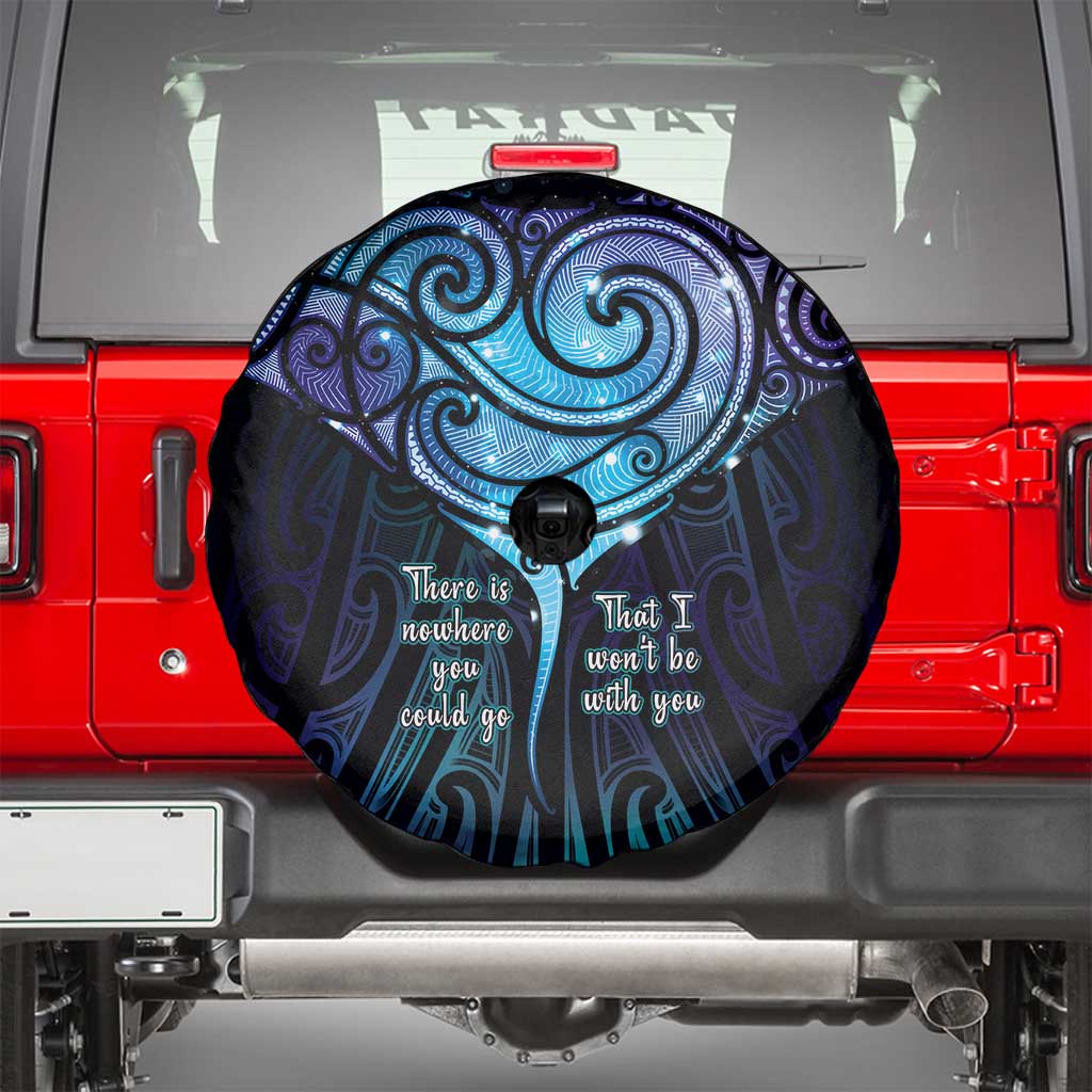 Aotearoa Maori Te Whai Rahi Spare Tire Cover Tala - Nowhere You Could Go That I Won't Be With You - Polynesian Pride
