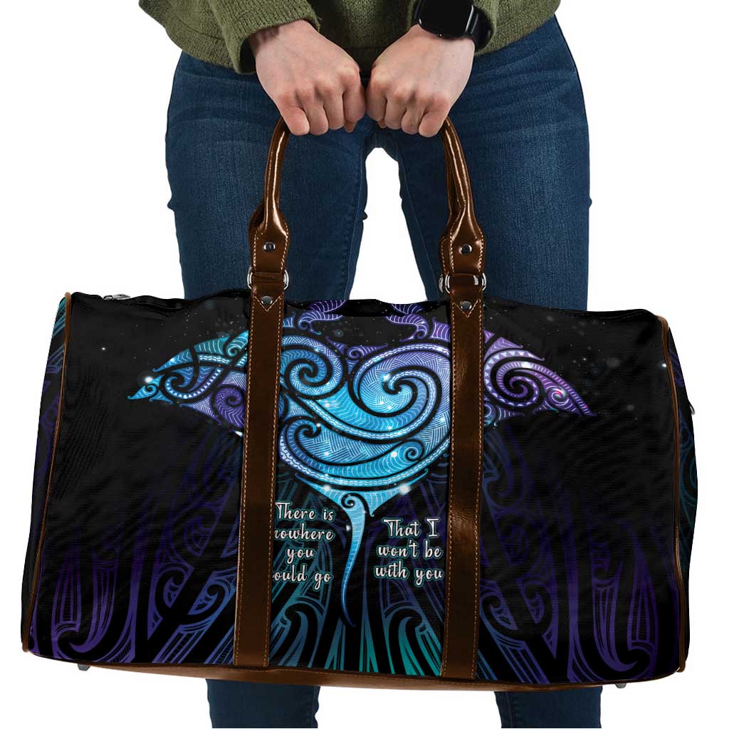 Aotearoa Maori Te Whai Rahi Travel Bag Tala - Nowhere You Could Go That I Won't Be With You - Polynesian Pride