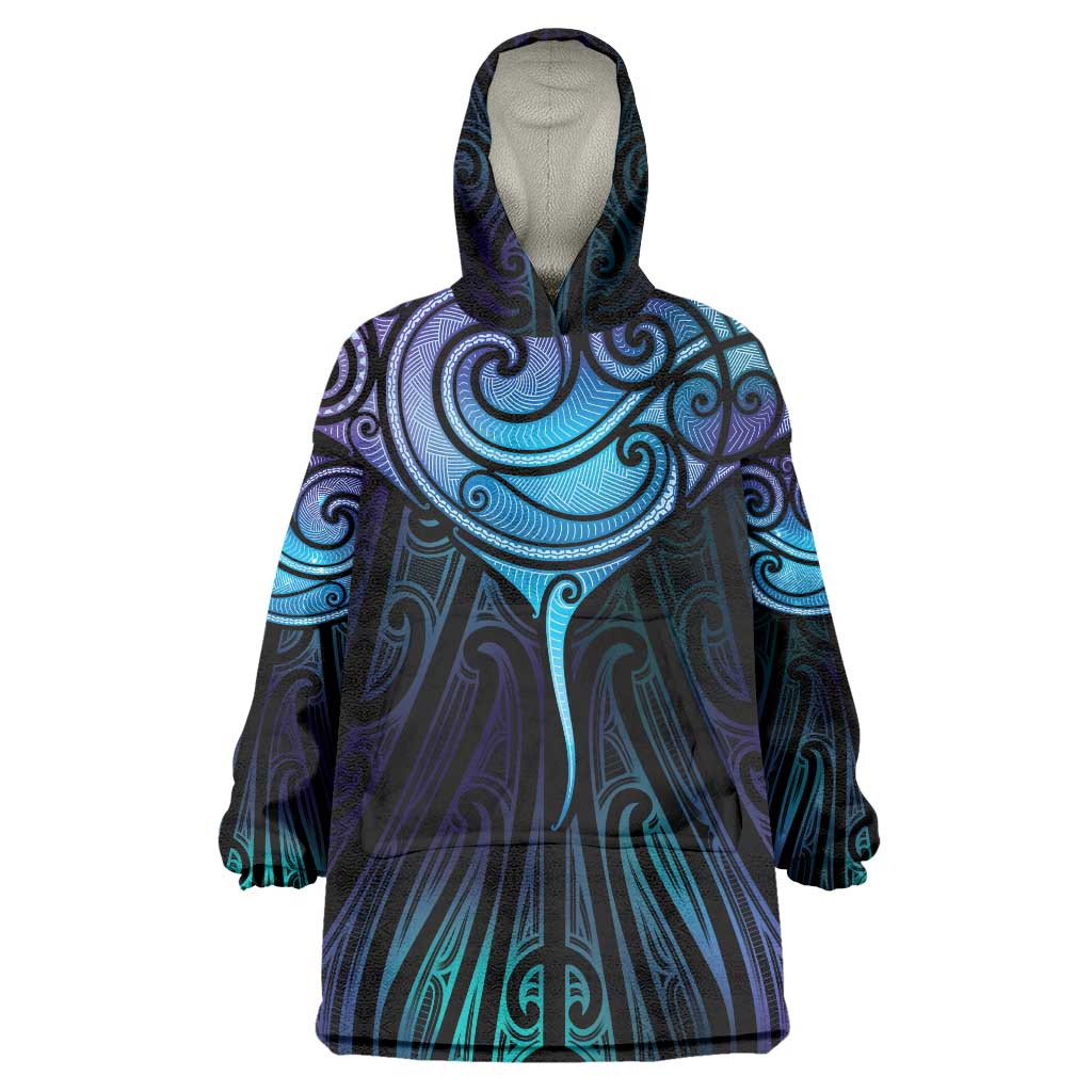 Aotearoa Maori Te Whai Rahi Wearable Blanket Hoodie Tala - Nowhere You Could Go That I Won't Be With You - Polynesian Pride