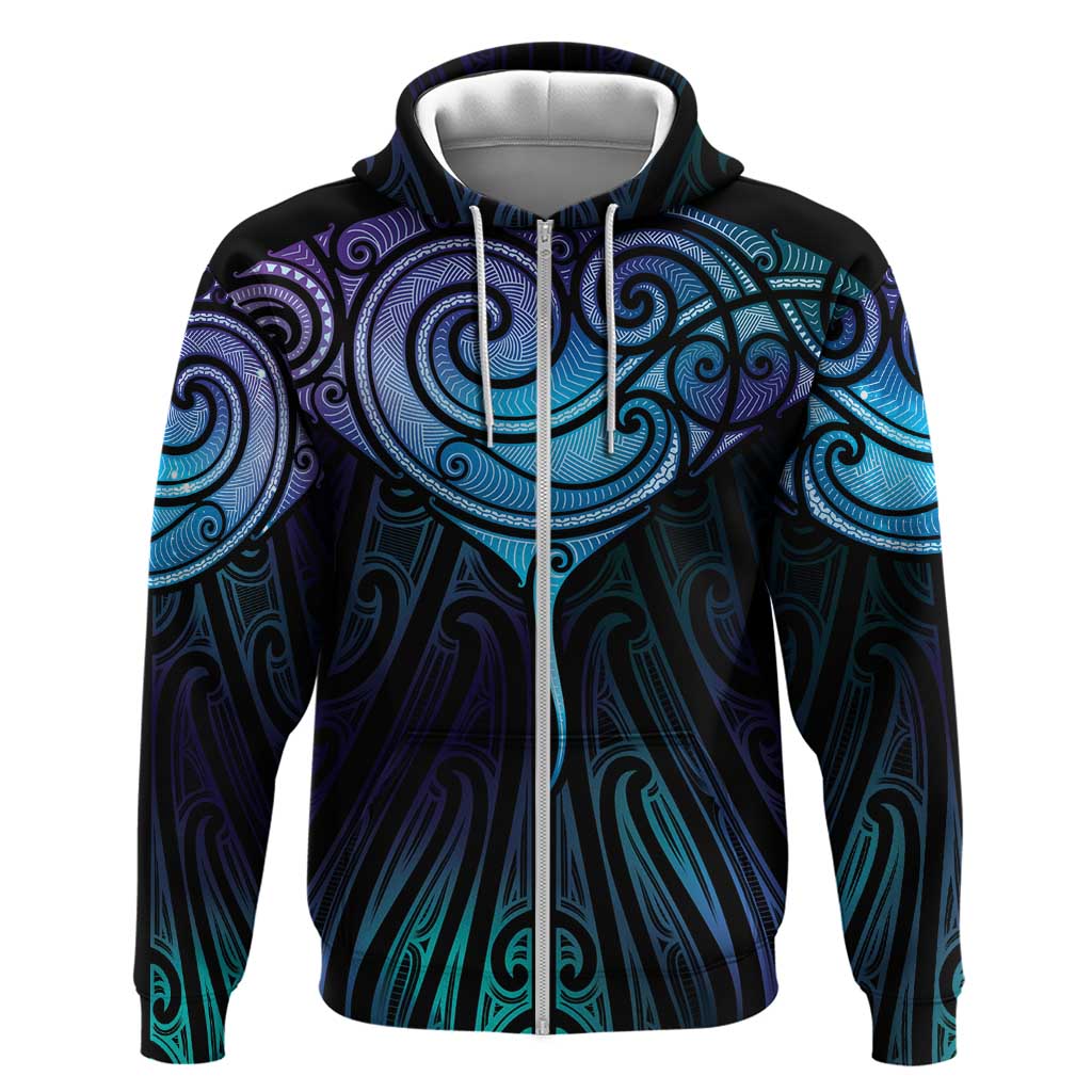 Aotearoa Maori Te Whai Rahi Zip Hoodie Tala - Nowhere You Could Go That I Won't Be With You - Polynesian Pride