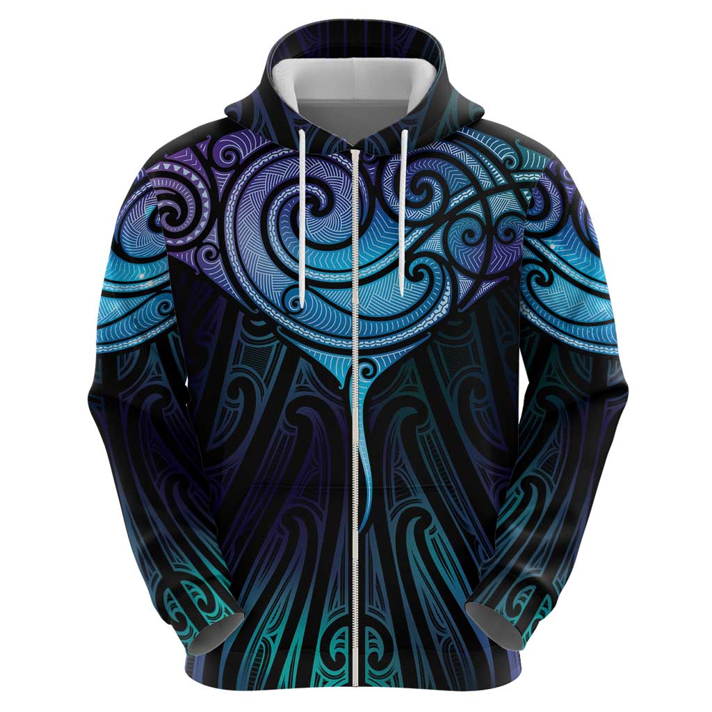 Aotearoa Maori Te Whai Rahi Zip Hoodie Tala - Nowhere You Could Go That I Won't Be With You - Polynesian Pride